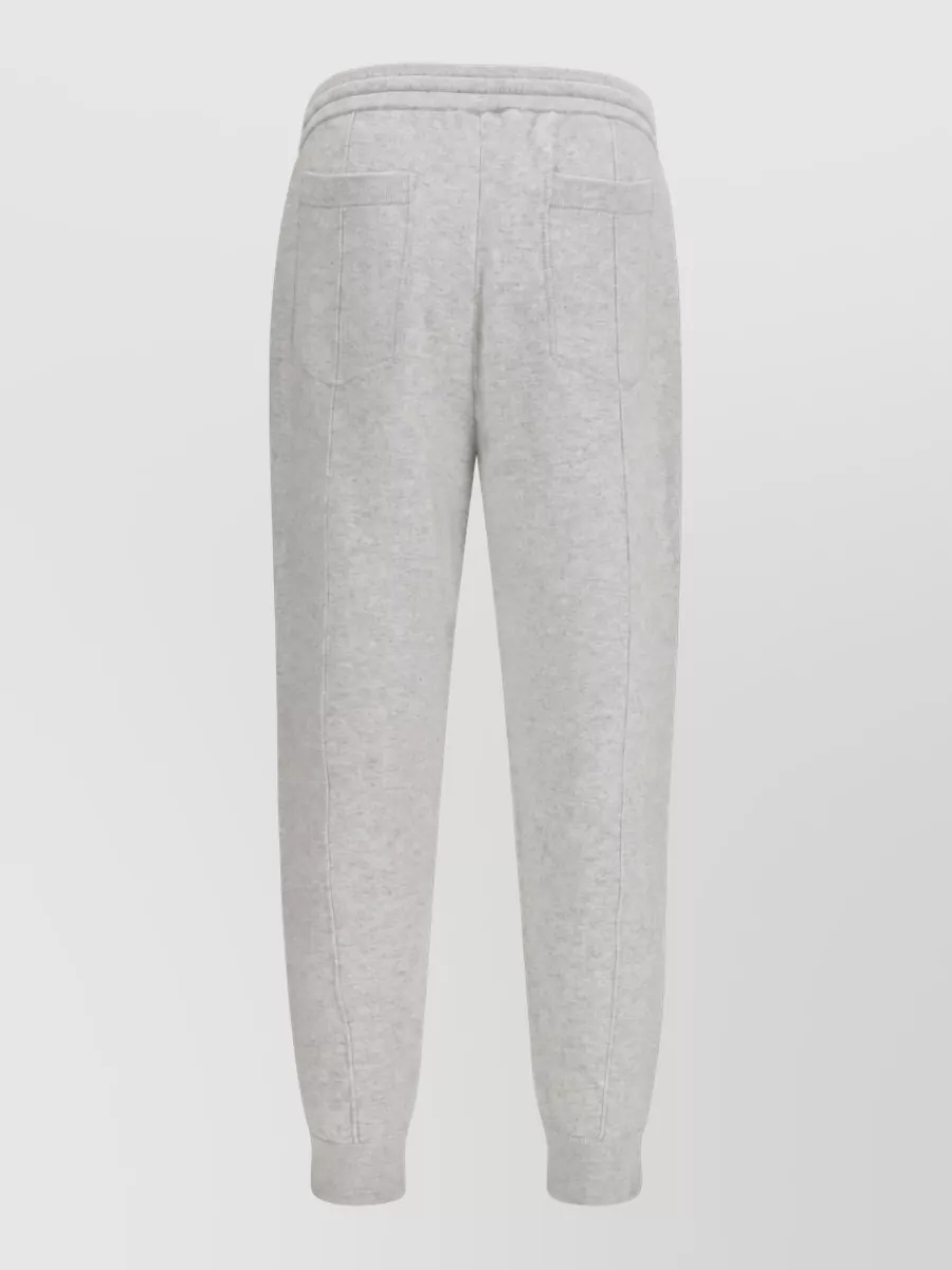 Brunello Cucinelli Double-Knit Cashmere Track Pants