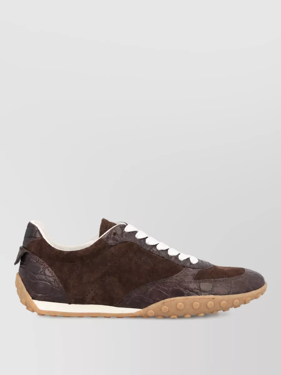 Tod's Leather Low Top Sneakers