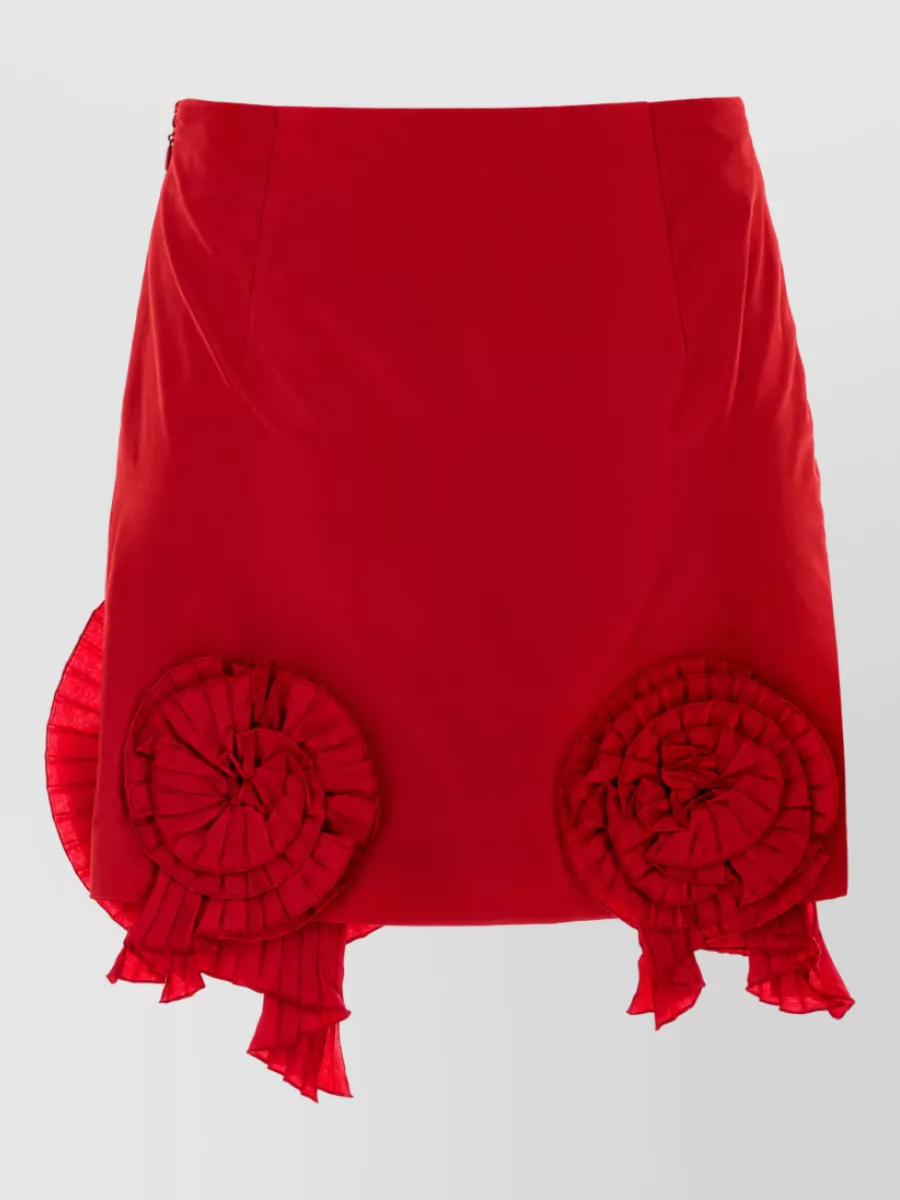 Blumarine taffeta mini skirt