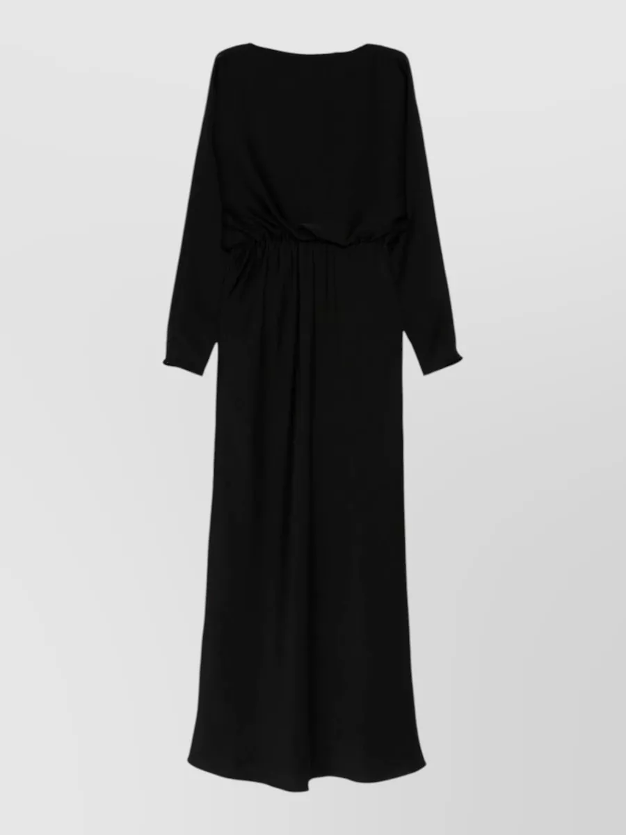 S Max Mara Satin Maxi Dress