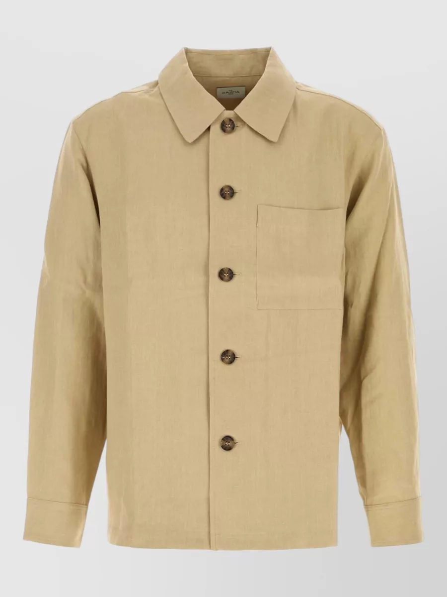 Le Kasha linen shirt jacket
