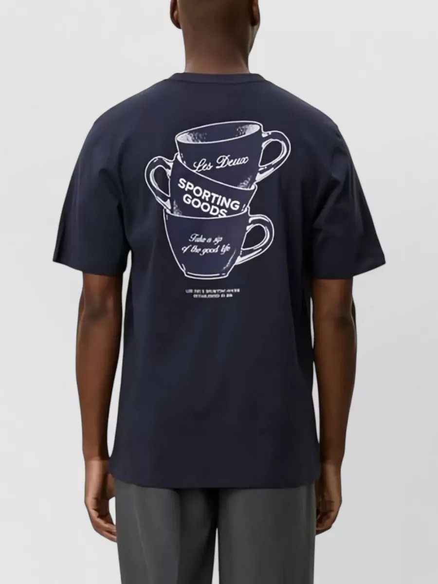 Les Deux Printed Cotton T-Shirt