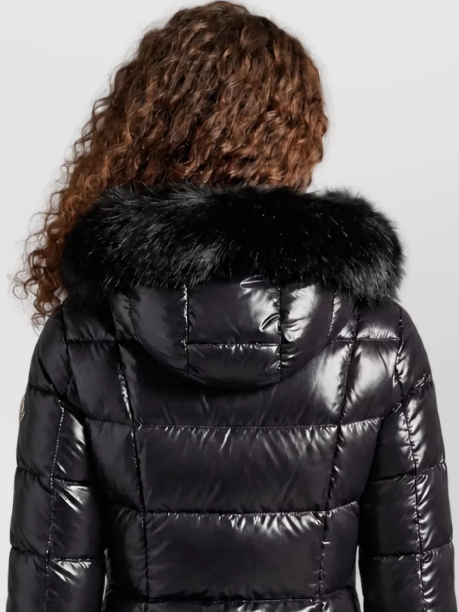 Moncler Short Hooded Down Puffer Jacket