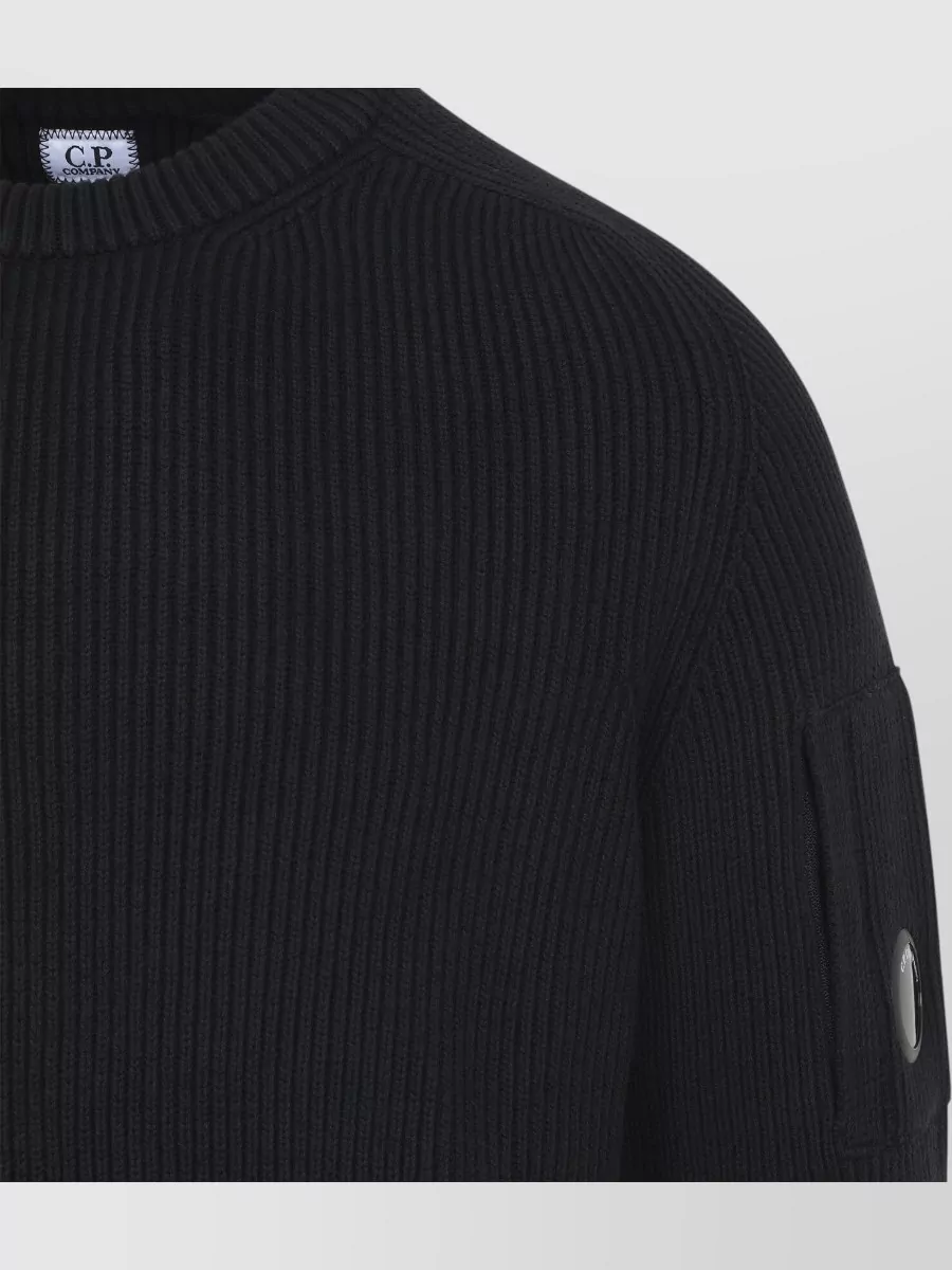 C.p. Company Ribbed Crewneck Sweater