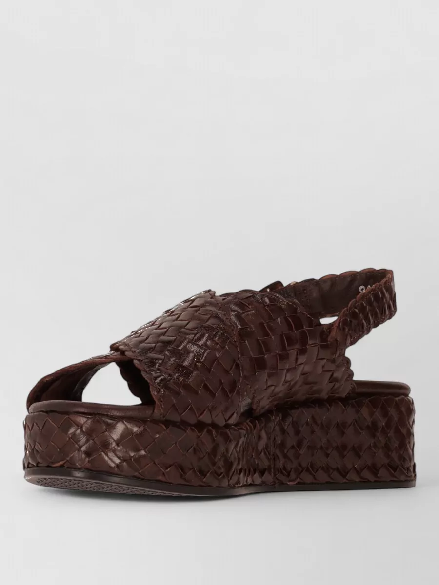 La Rose braided slides