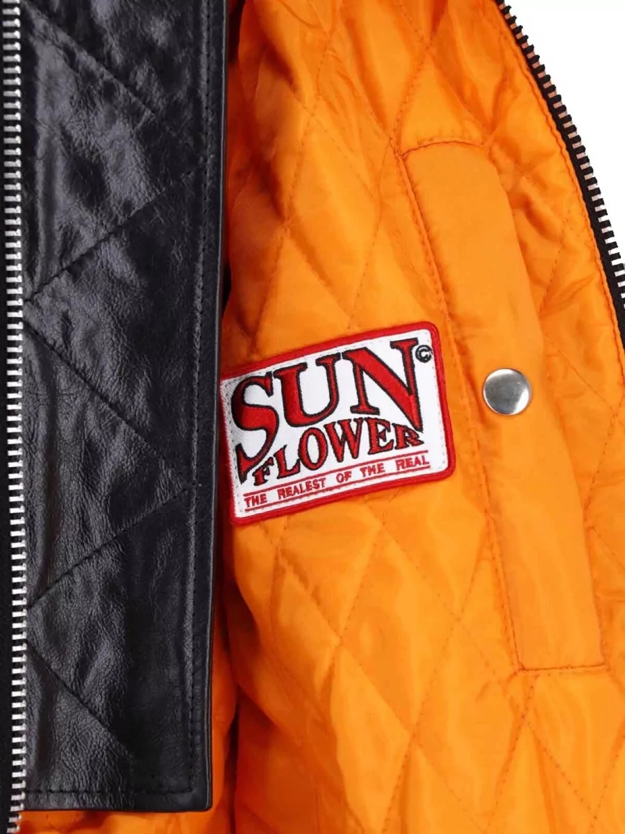 Sunflower Leather Coat
