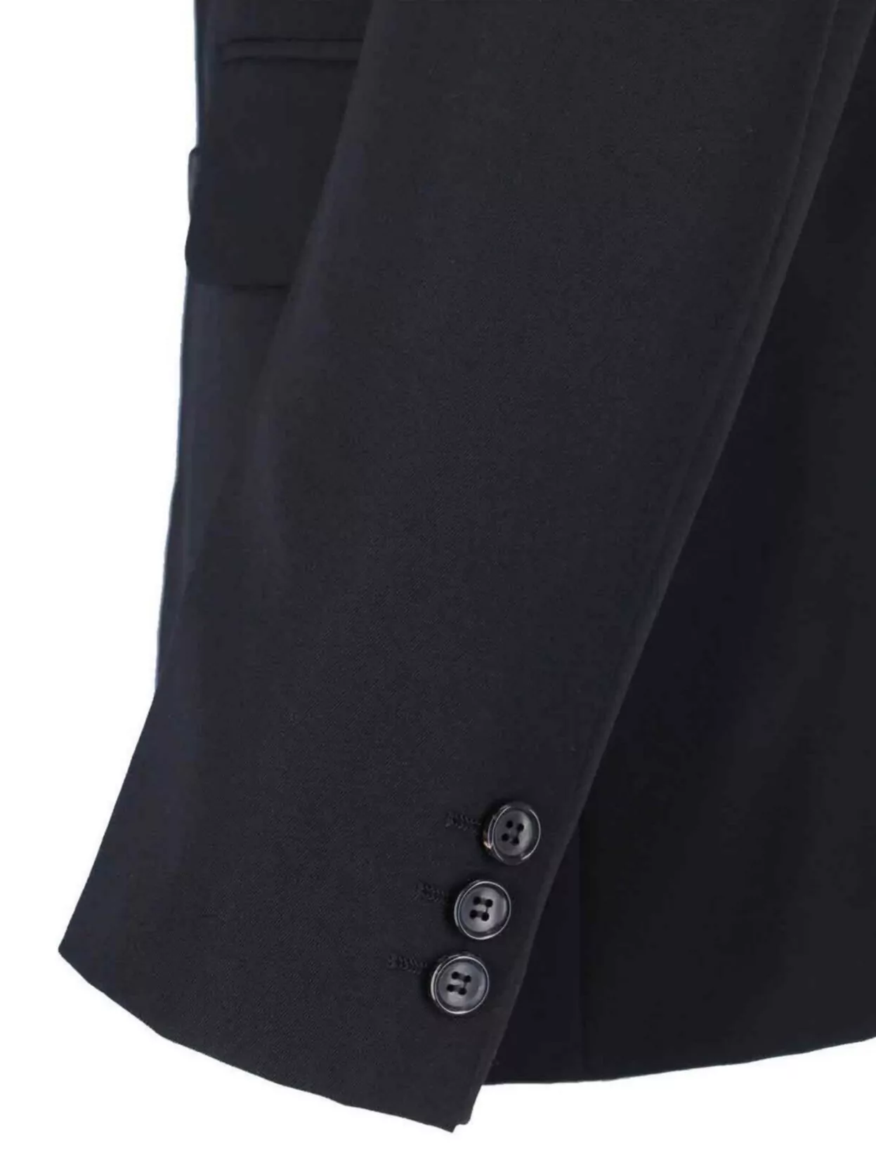 Comme Des Garçons Double Breasted Blazer Notched Lapels