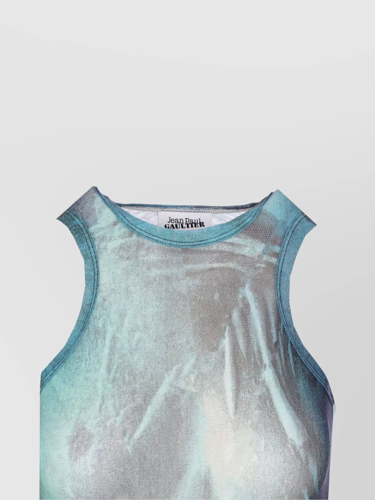 Jean Paul Gaultier Halter Neck Sleeveless Mesh Top