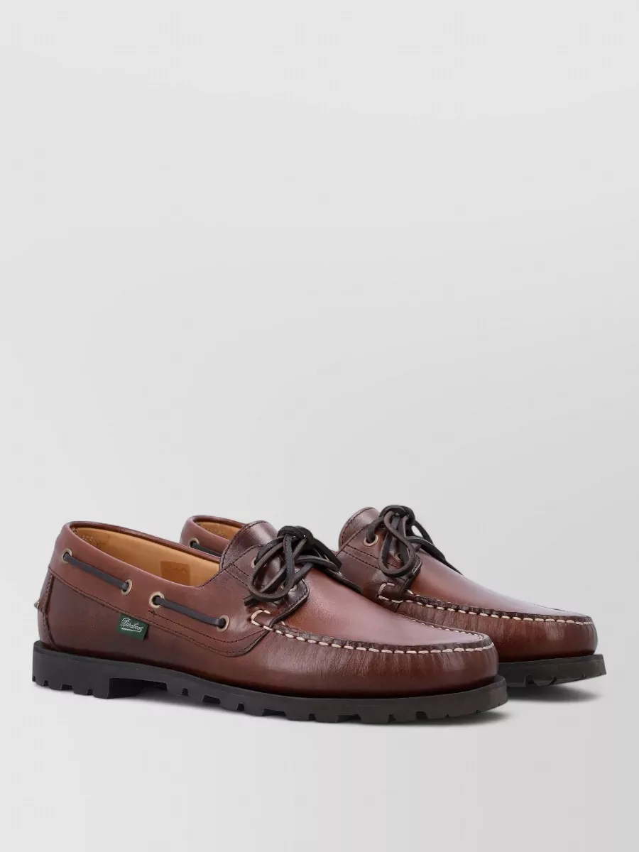 Paraboot Leather malo boat shoes