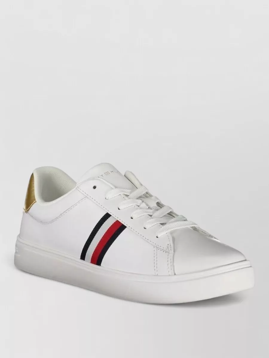 Tommy Hilfiger leather lace-up sneakers