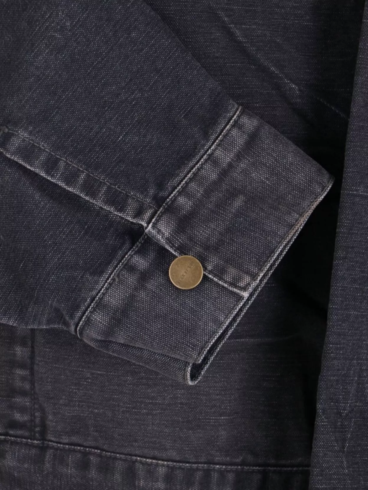 Fear Of God Denim Jacket With Long Sleeves And Collar