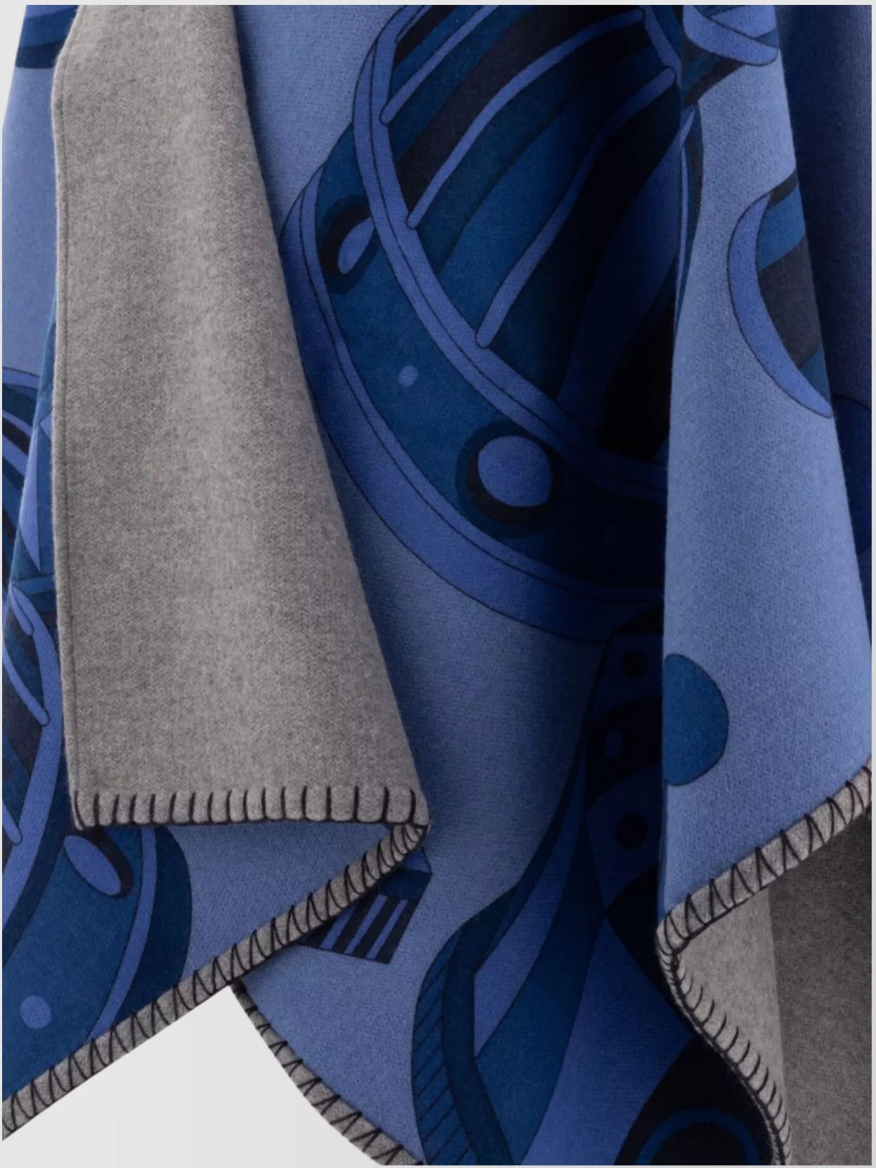 Ferragamo Draped Silhouette Reversible Design