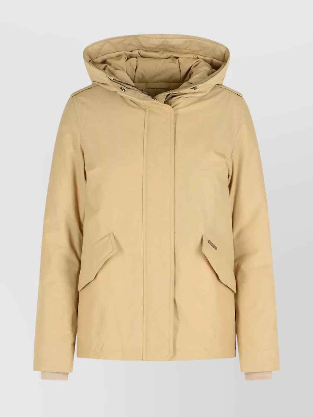 Woolrich 'military' Beige Cotton Blend Jacket