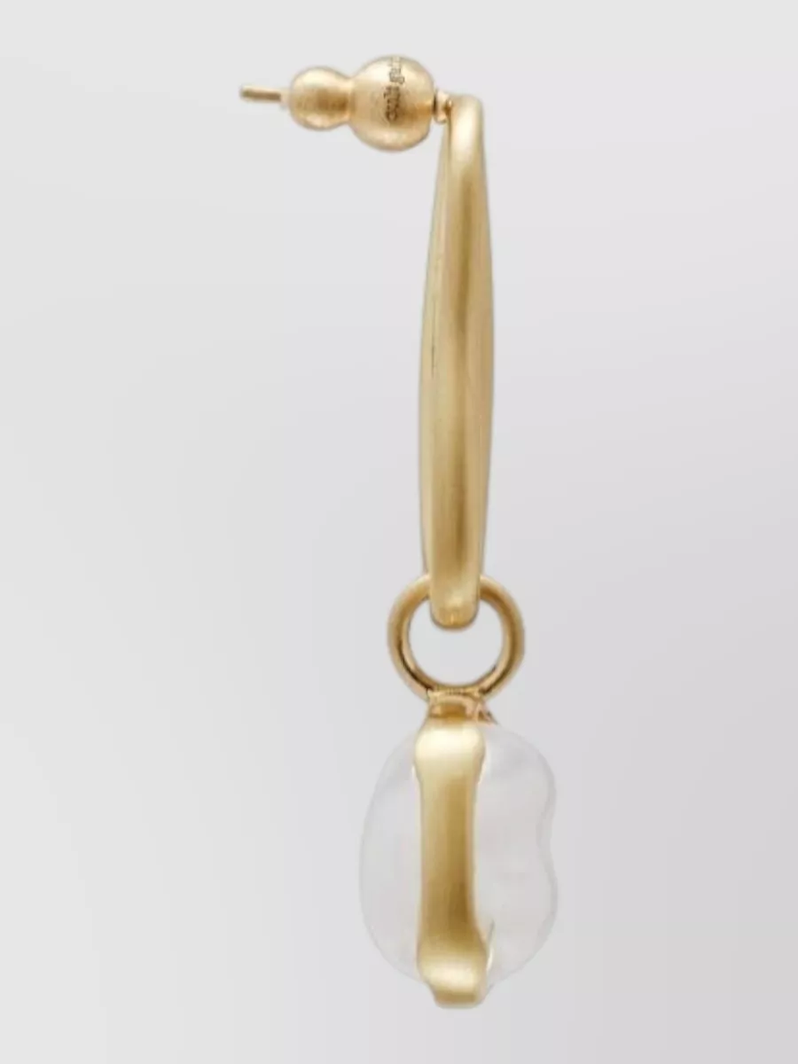 Cult Gaia Brushed Metal Earrings