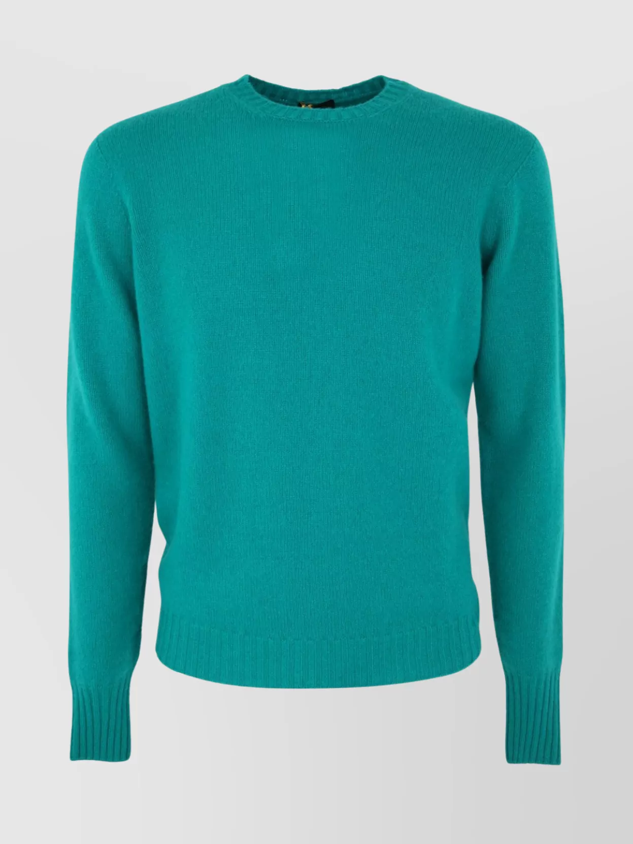 Drumohr Long Sleeve Crew Neck Sweater In Green