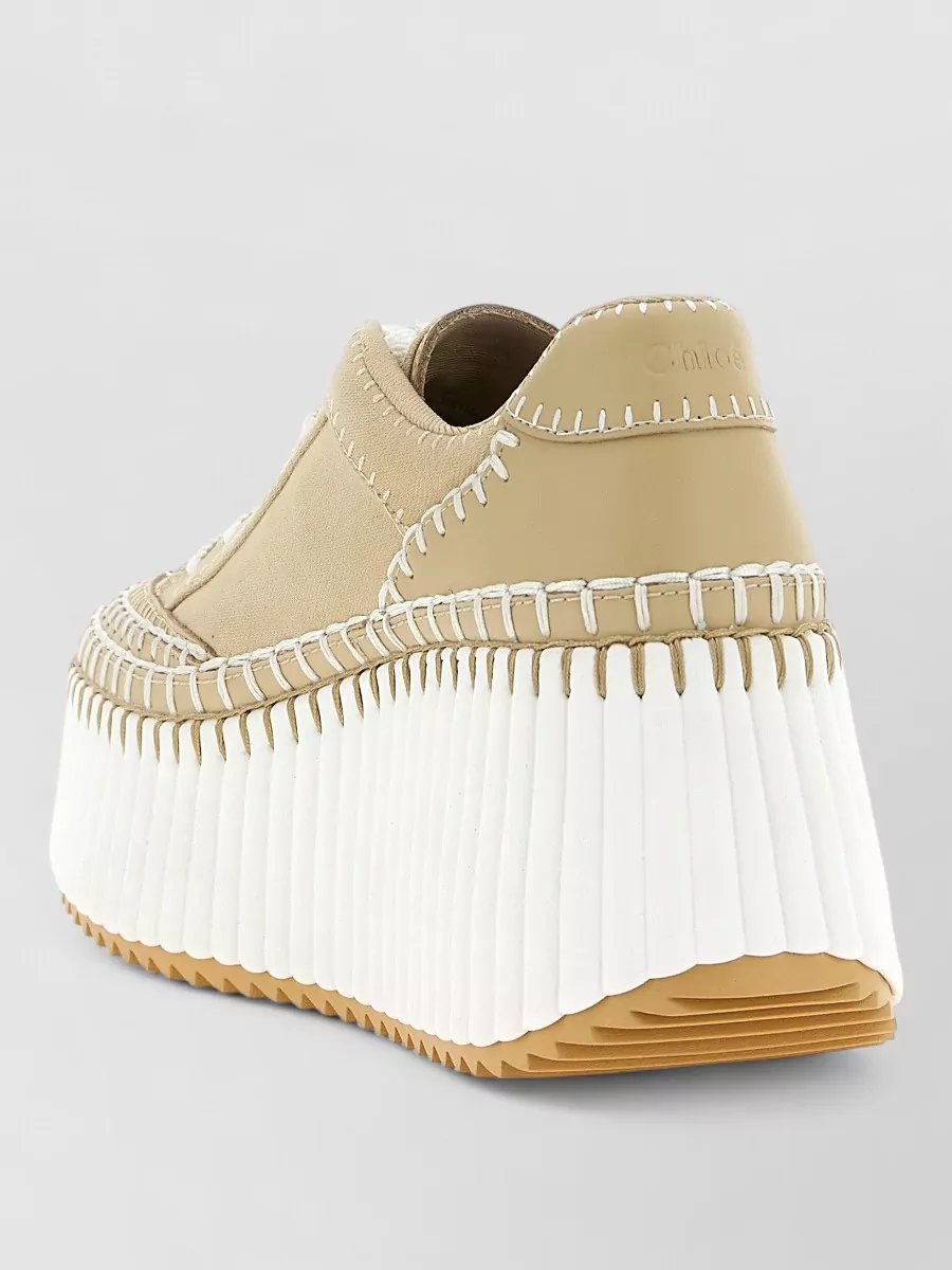 Chloé Canvas Low-Top Sneakers
