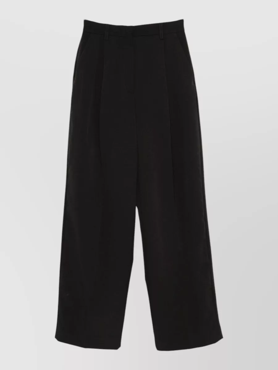 Thelatest mid-rise straight-leg trousers