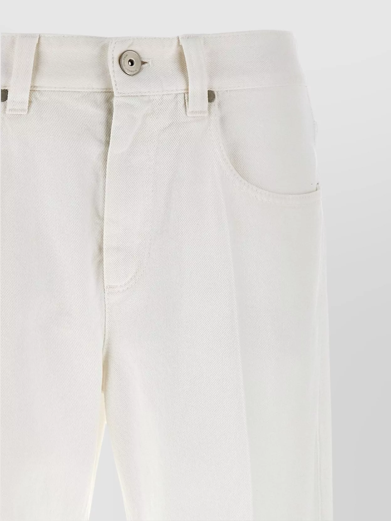 Brunello Cucinelli 'Square Pocket' Jeans With Rivets