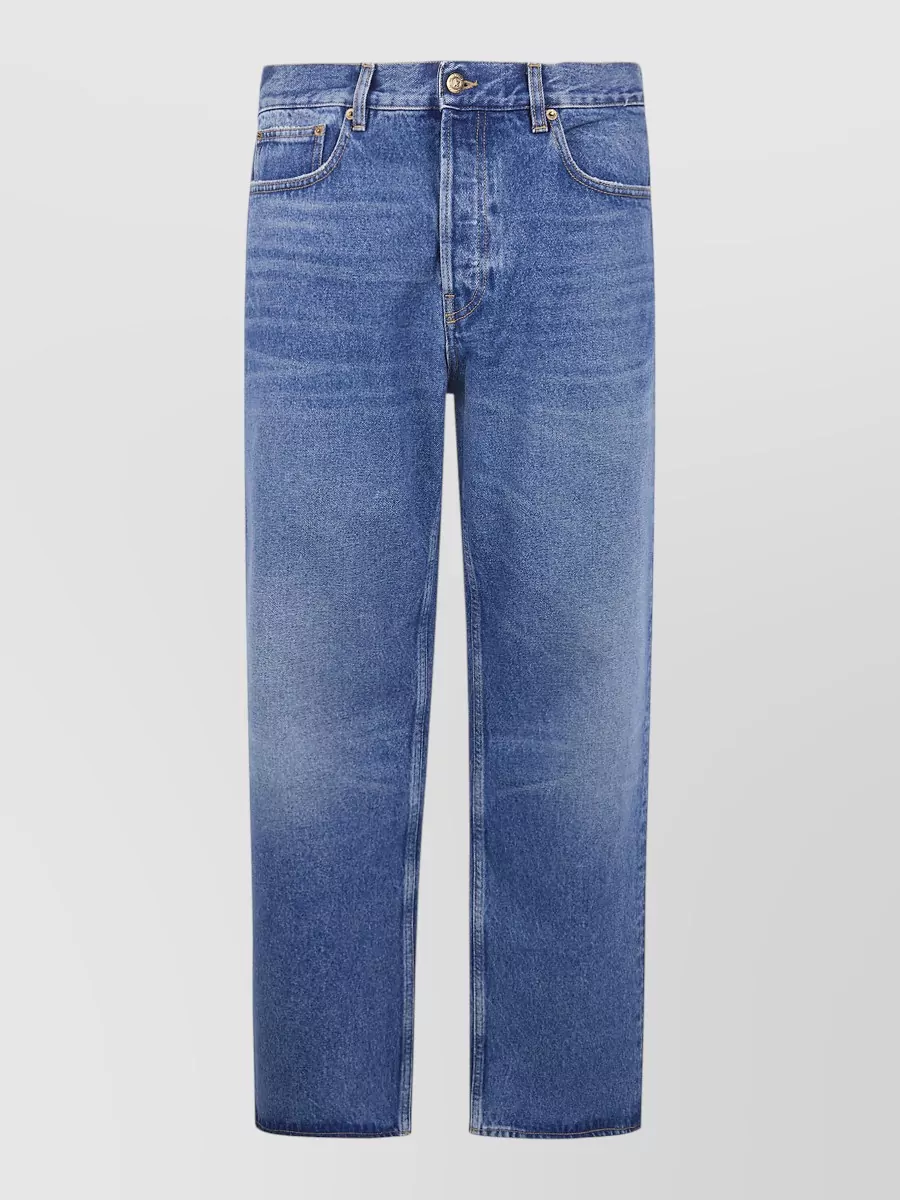 Golden Goose Denim Skate Loose Straight-Leg Trousers