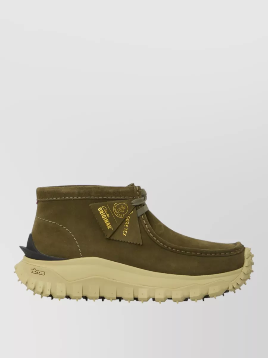 Moncler leather ankle boots