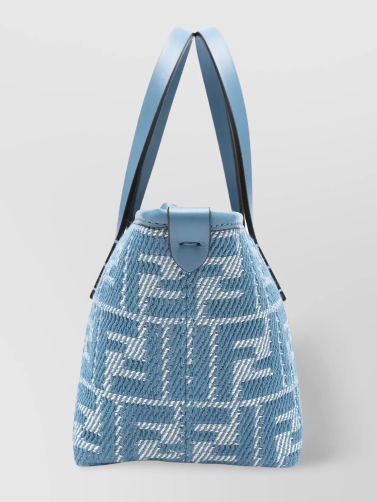 Fendi Jacquard Mini Bag Denim Effect