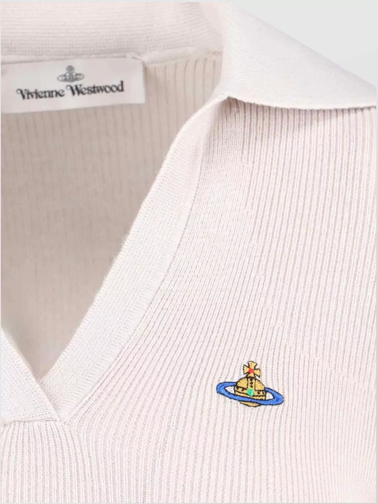 Vivienne Westwood Ribbed Texture Short Sleeves