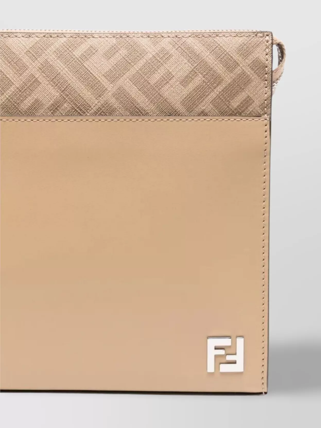Fendi Square Clutch With Wrist Strap Detail