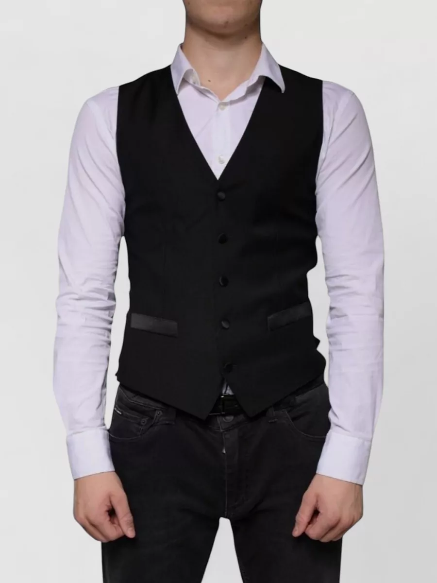 Dolce&Gabbana wool v-neck waistcoat