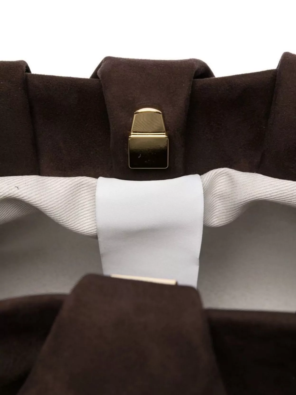 Themoiré Suede Tote Bag Removable Strap