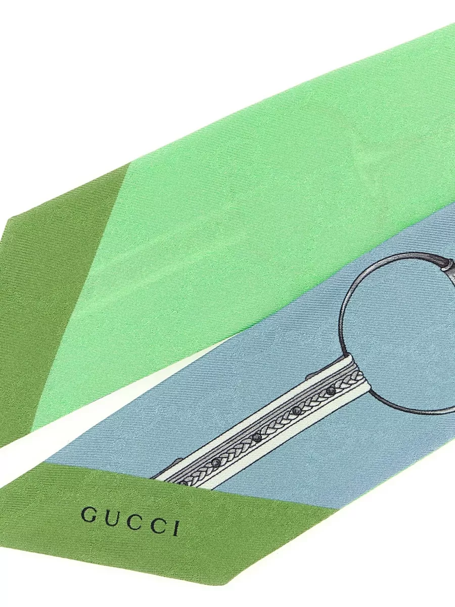 Gucci Silk Printed Ribbon