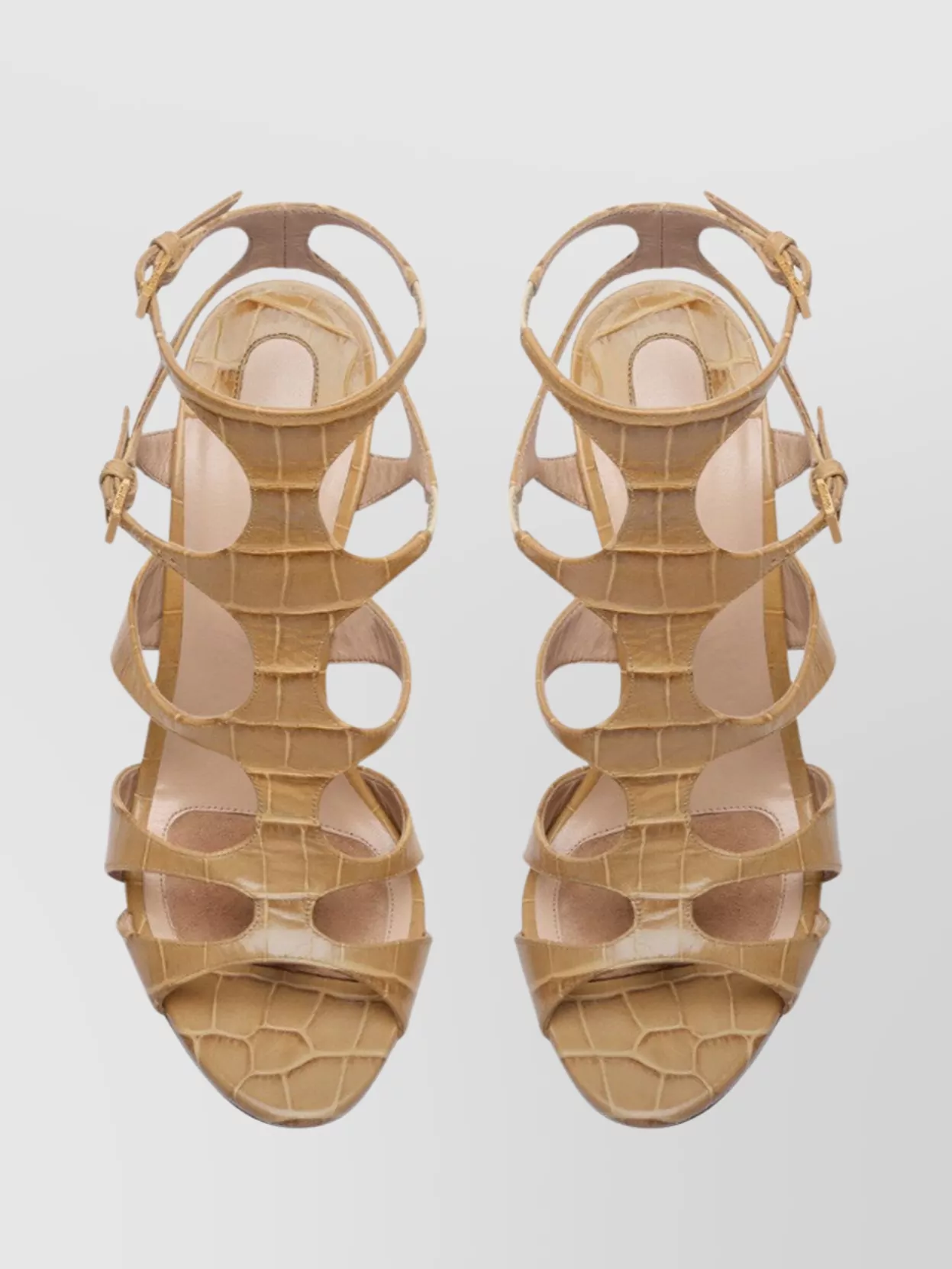 Tom Ford Wedge Sandals With Metal Ring Detail
