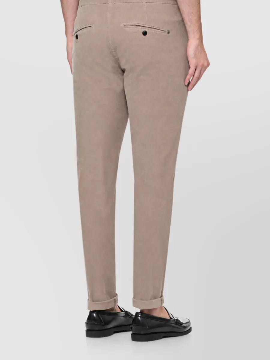 Dondup Corduroy Straight-Leg Chinos