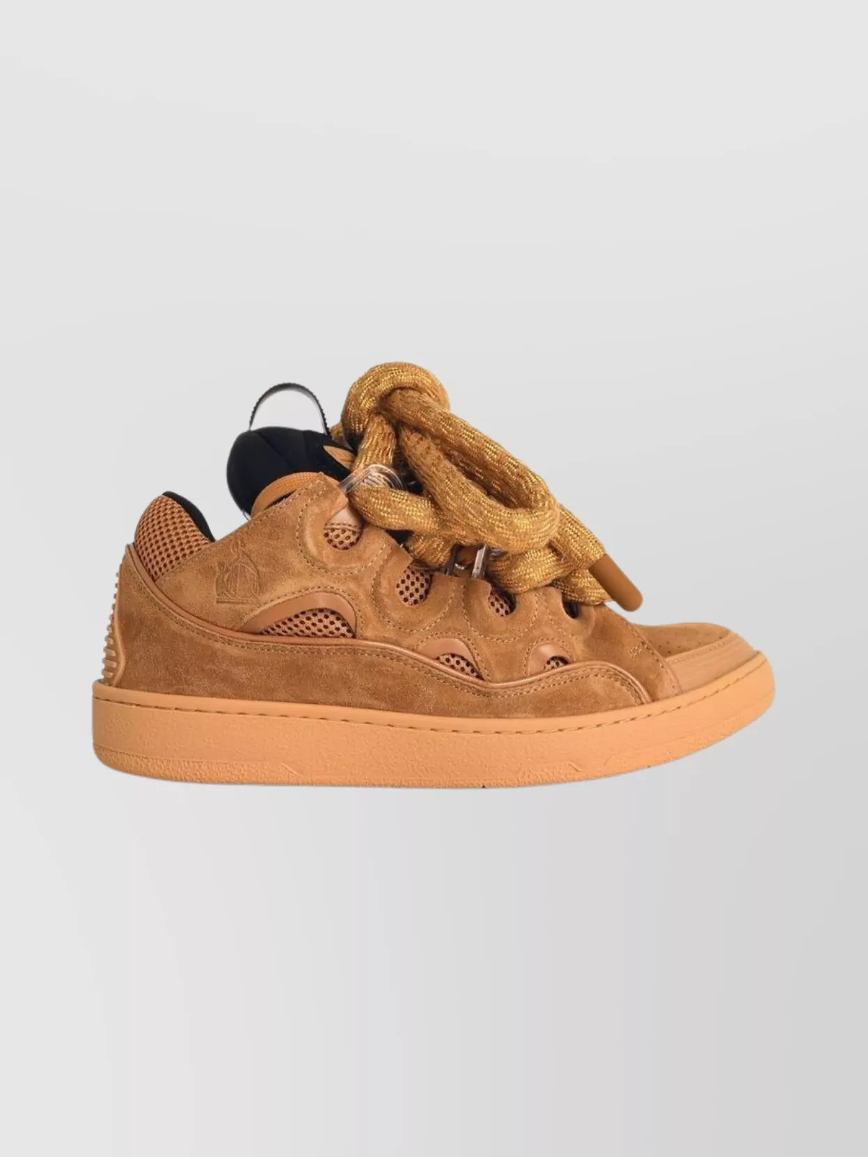 Lanvin Leather Blend Sneakers Suede Finish