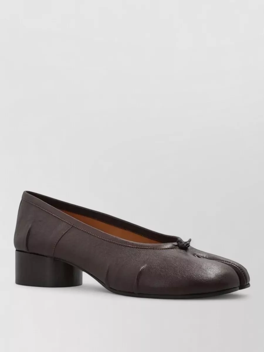 Maison Margiela leather tabi ballerina shoes