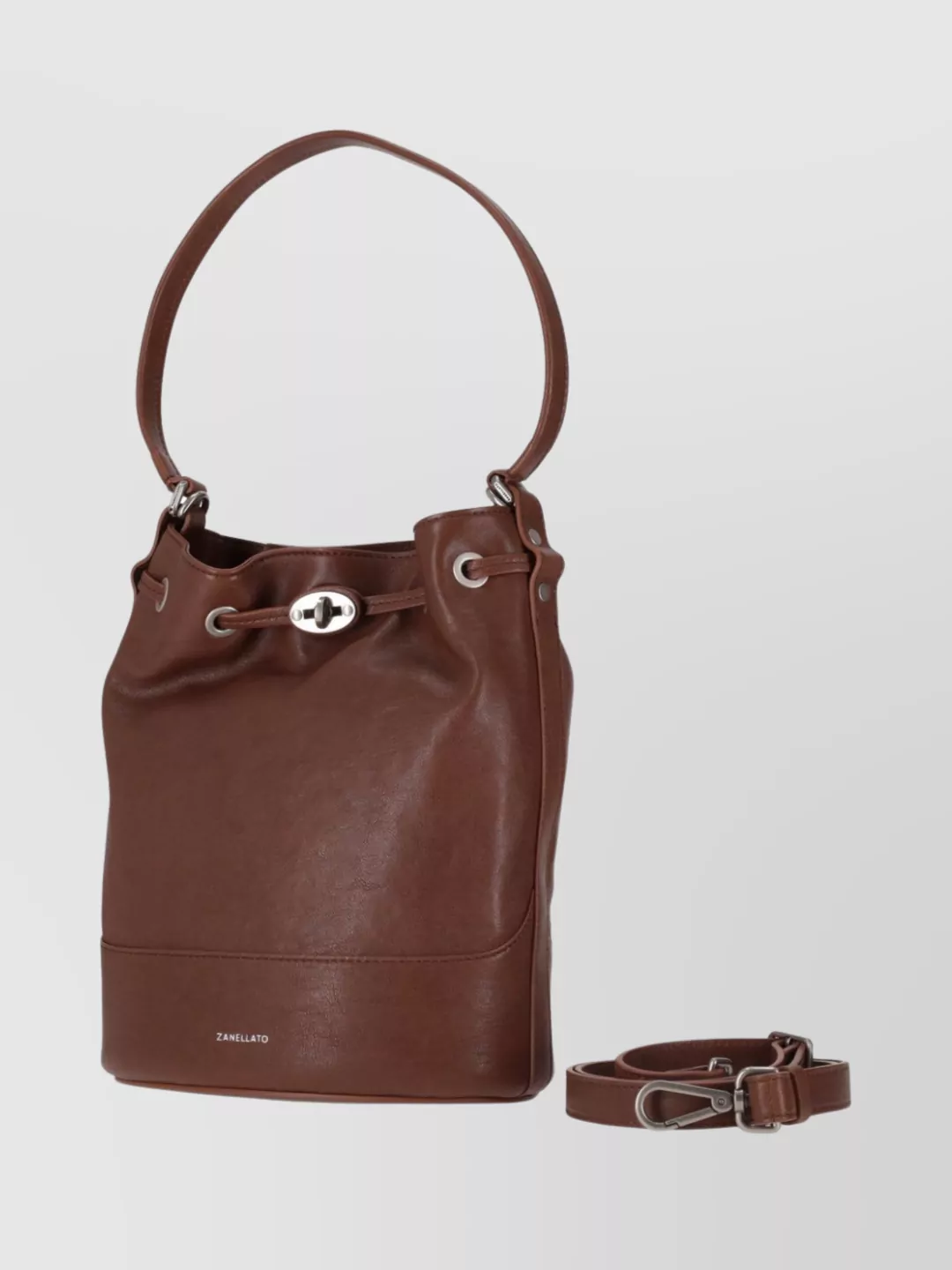 Zanellato Structured Shoulder Bag Featuring Adjustable Strap