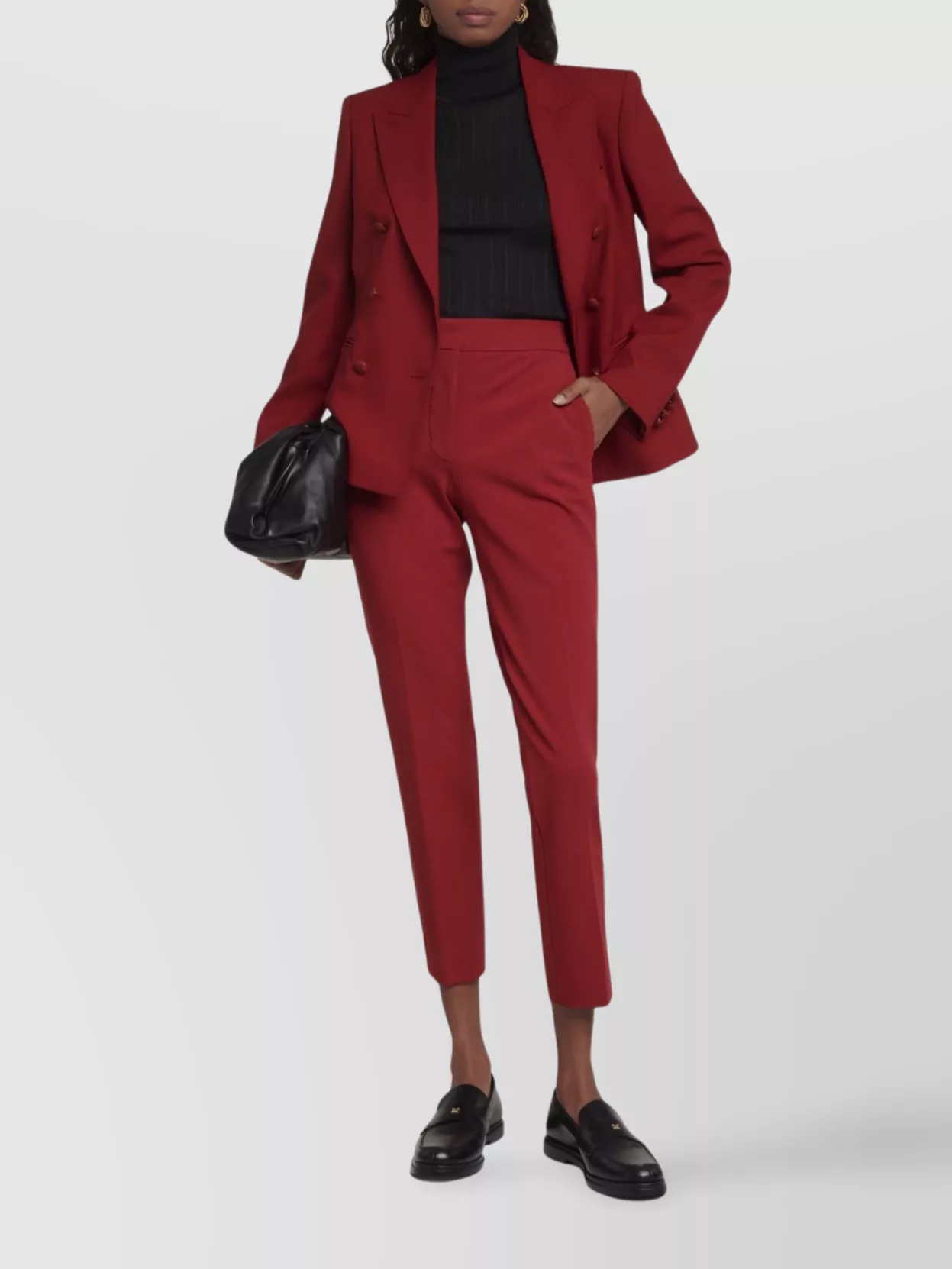 Max Mara Pegno Viscose Jersey Trousers