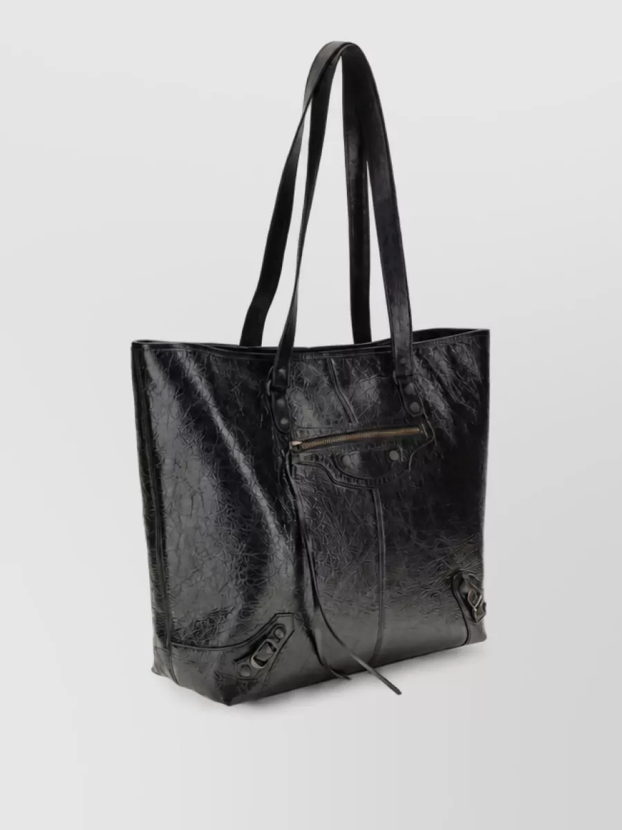 Balenciaga Lamb Leather Shoulder Bag