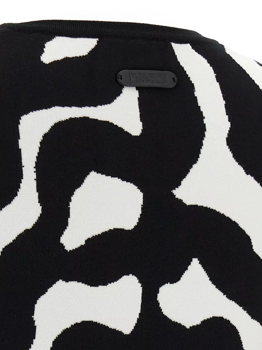 Moschino Zebra Intarsia Sweater