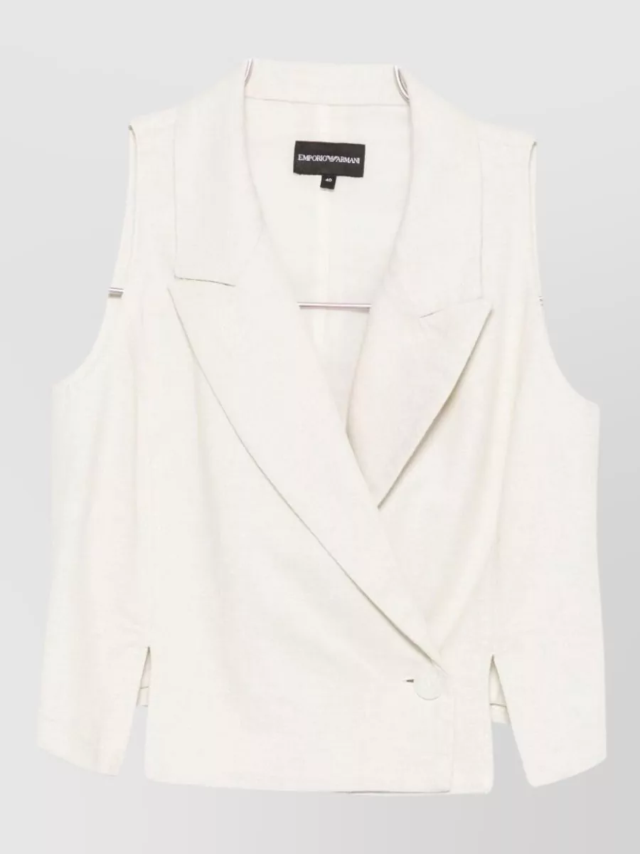 Emporio Armani sleeveless blazer