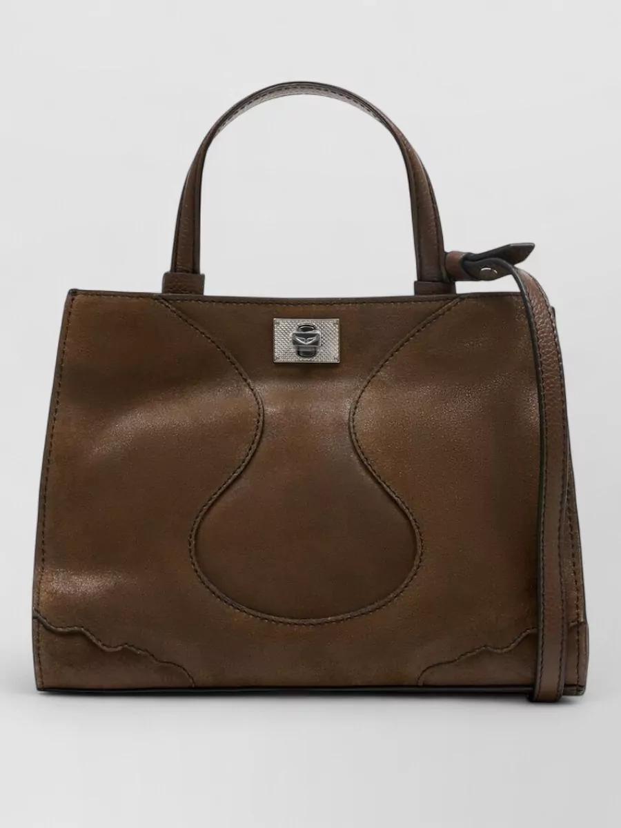 Zadig & Voltaire nano leather tote bag