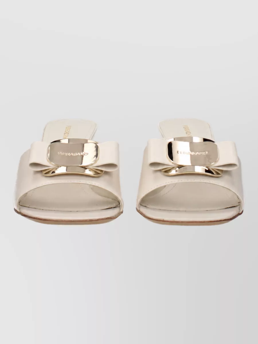 Ferragamo Leather Mules