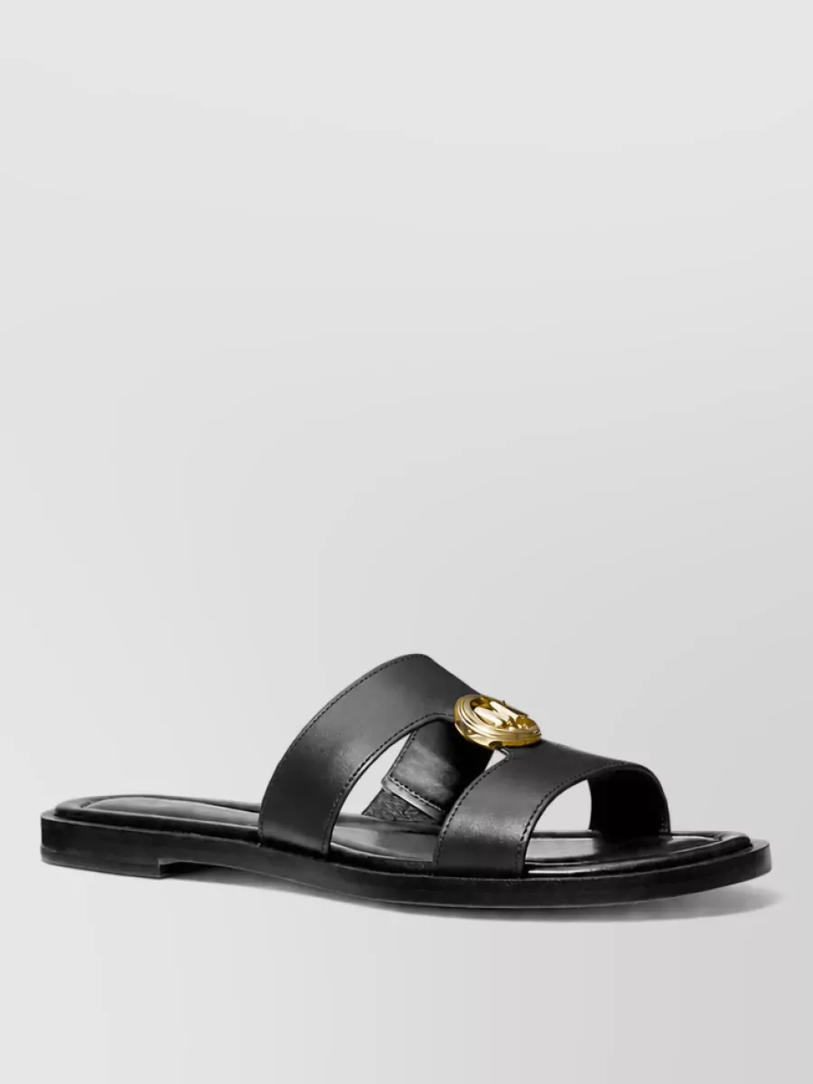 Michael Kors leather slides