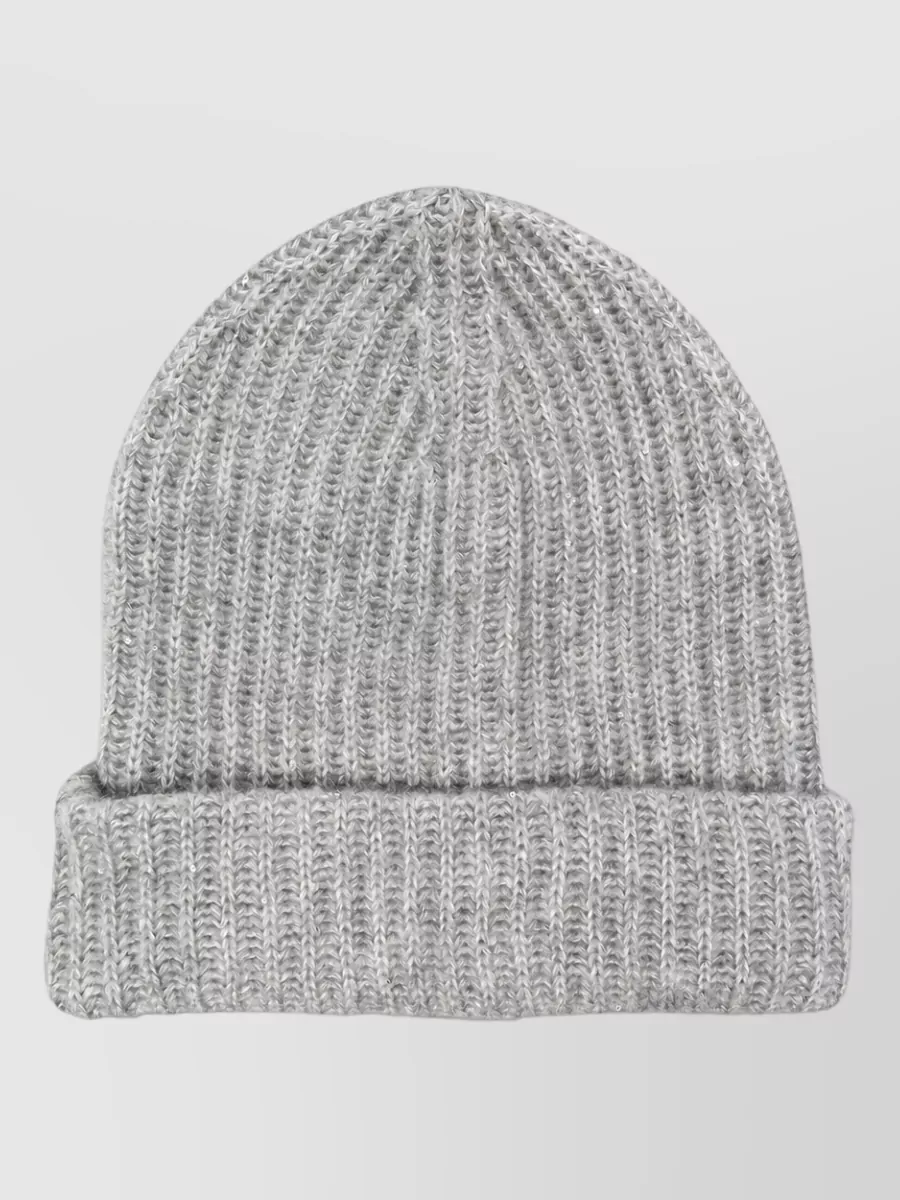Roberto Collina ribbed cashmere silk beanie