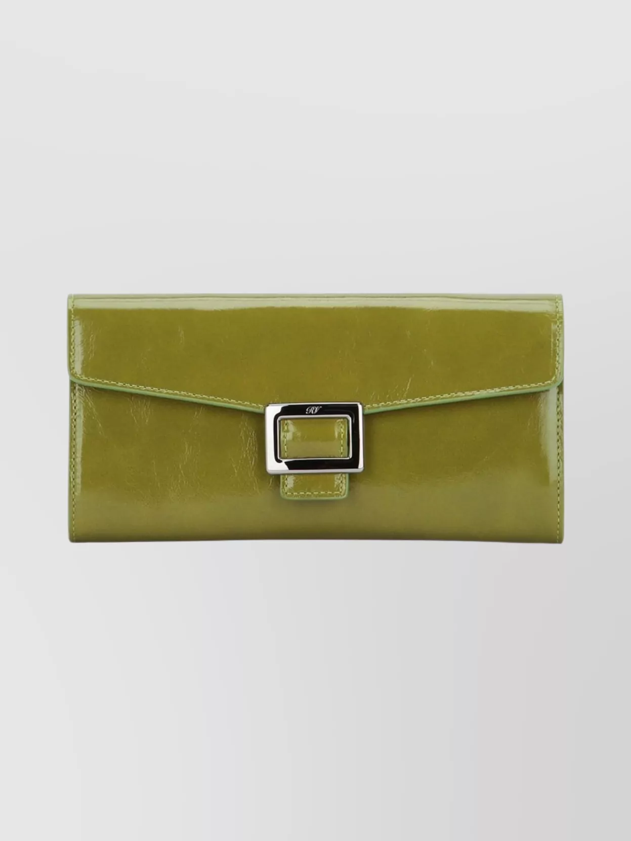 Roger Vivier Chic Wallet Chain Featuring Buckle Detail In Green