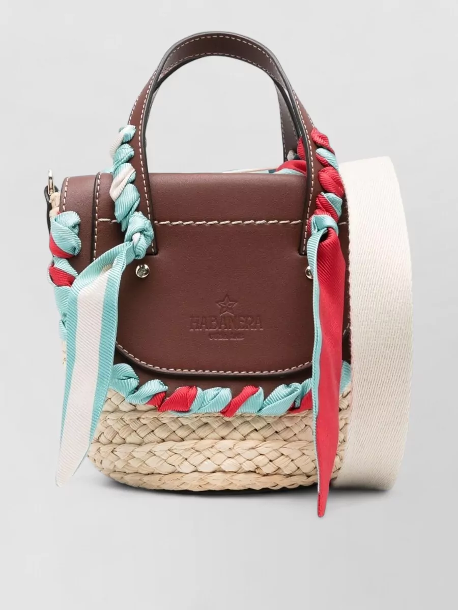 Cuba Lab Straw Bucket Bag