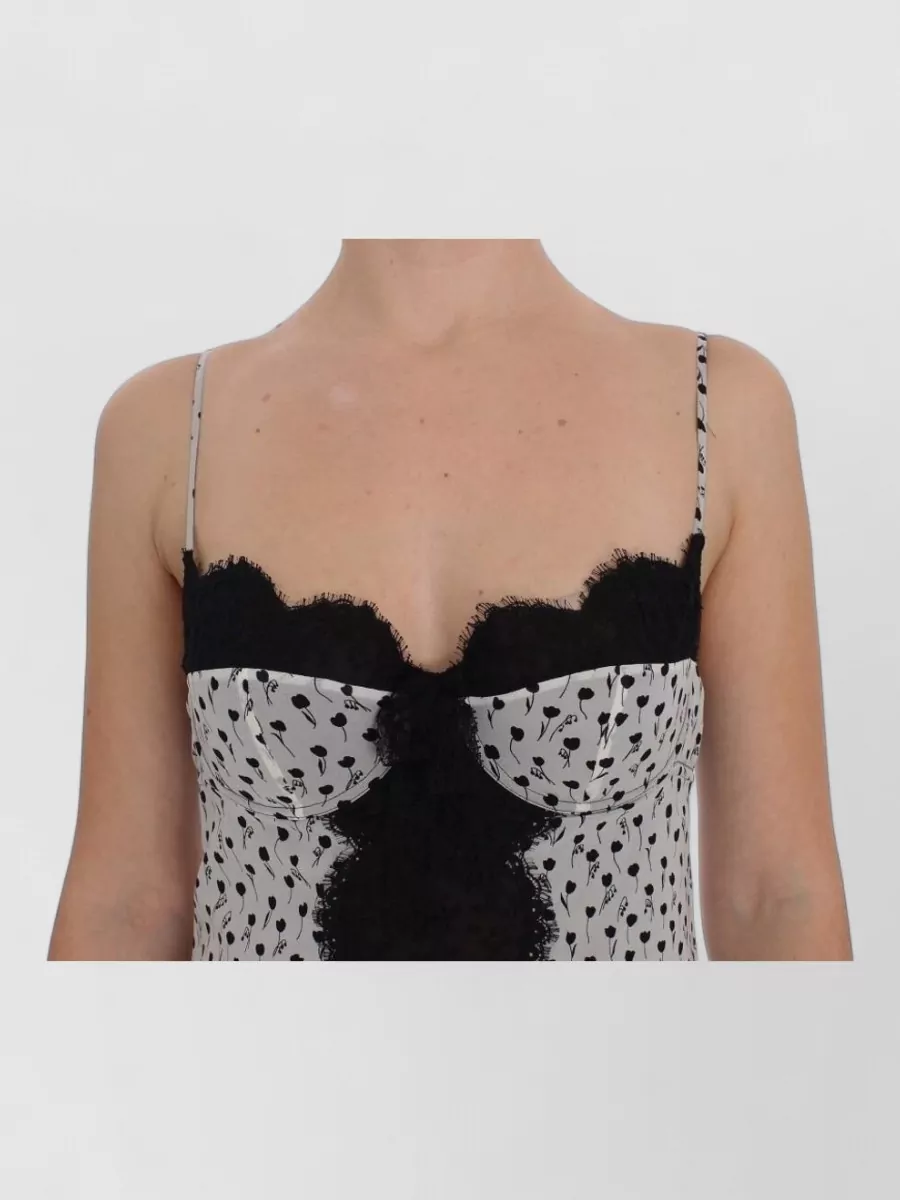 Dolce&Gabbana Silk Lace Babydoll Top
