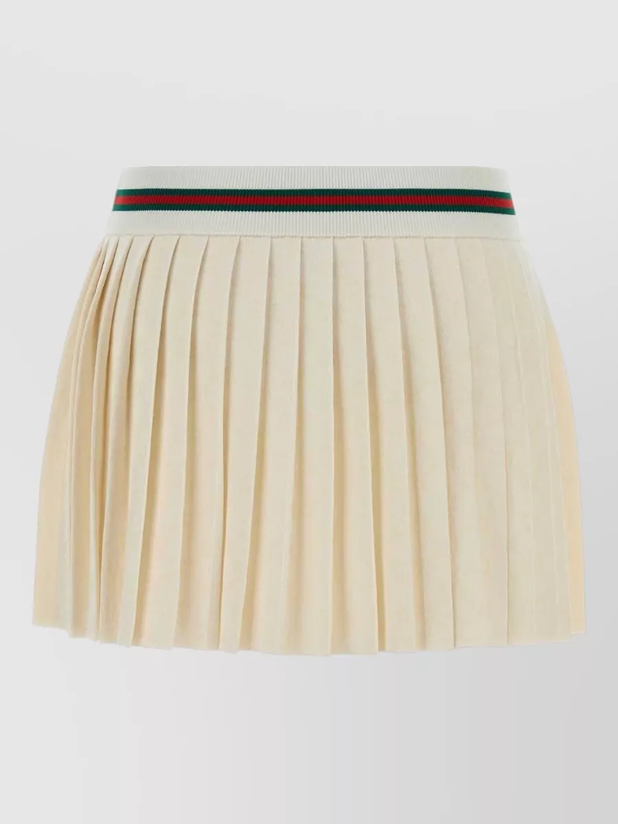 Gucci Pleated Mini Skirt