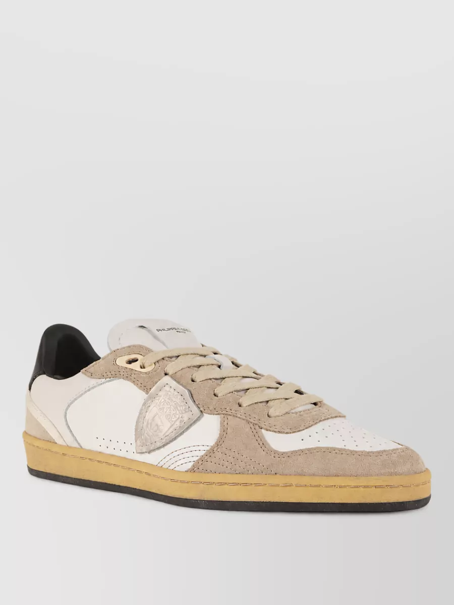 Philippe Model calf leather low-top sneakers