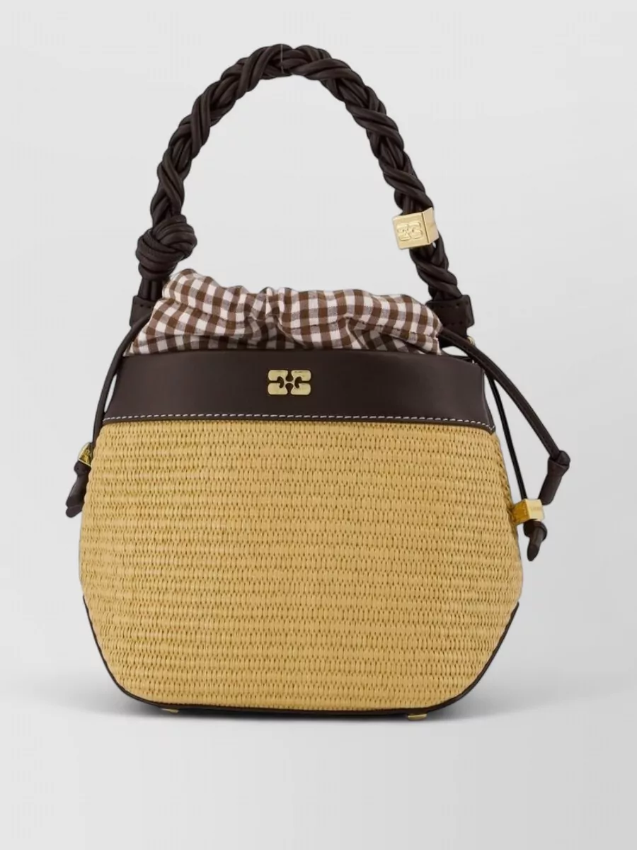 Ganni bou bucket bag