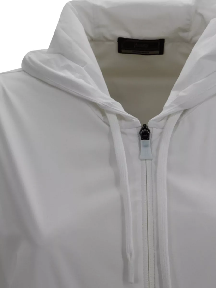 Herno Nylon Zip Hoodie